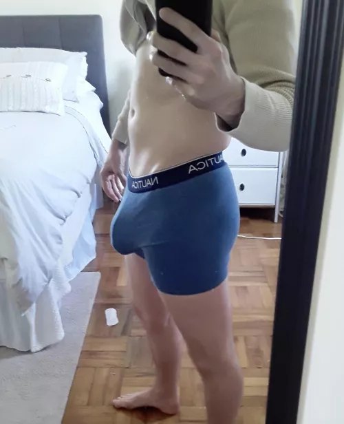 Fat Sunday bulge by stupidusername2023