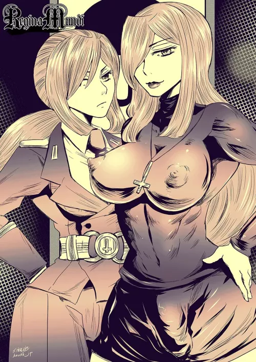 Futanari Parasouls (nouskjp My Works) [Skullgirls] by nouskjp