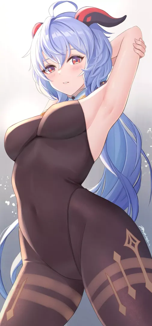 Ganyu Smooth Armpits  posted by konosubak