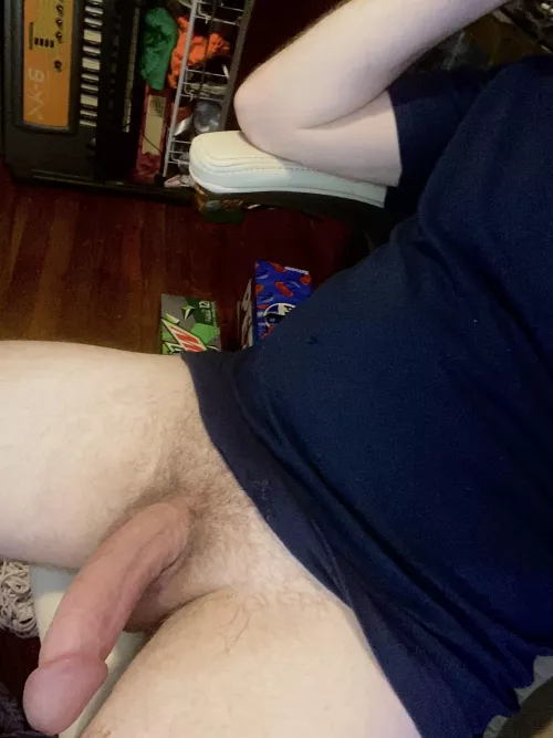 Hanging out with my cock out  by BasicBaldmann