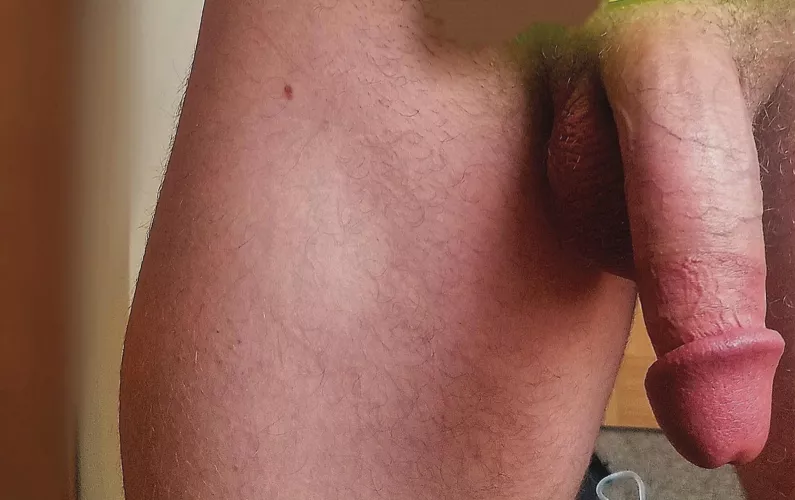 Headon view of my fat 🍆 while flaccid by BigChillin8