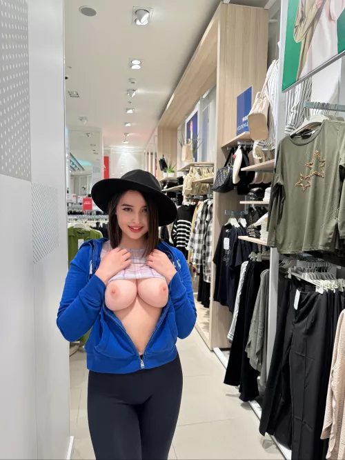 I guess customers are more interested in my big boobs than clothes by chaosbeans