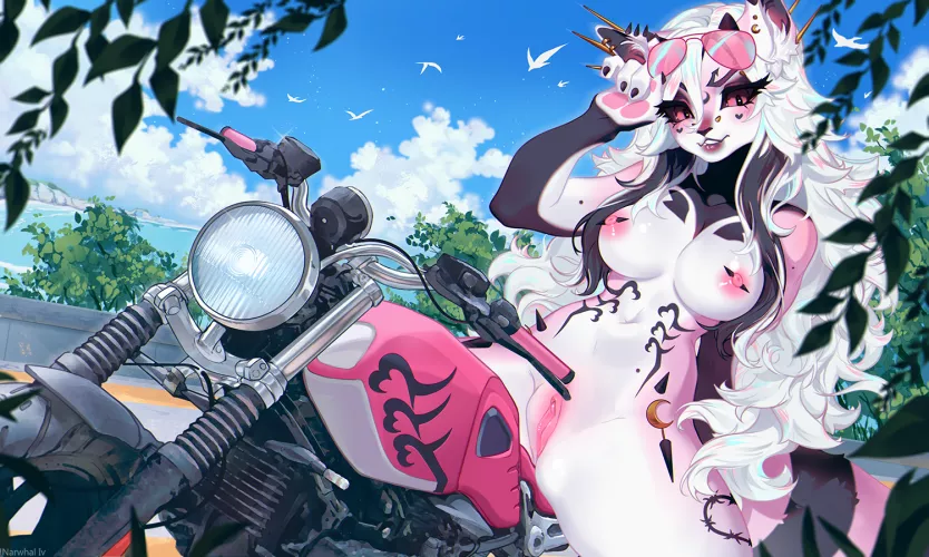 Pink bike [F] (Narwhal_Iv) by Narwhal_Iv