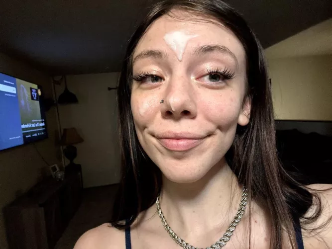 Please tell me if you can add more cum to my face😍 by OkGabage