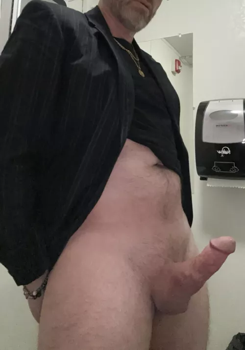This real dad dick isn't huge - I'm just under 7 inches long, but I'm pretty thick, am a silver fox, and have BDE. Want to be flooded with Dad's babies? by IndianaGrey_HornyDad