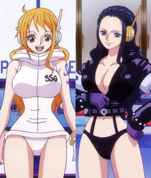 Who wants to talk about Nami or Robin Pictures from the Anime ? by ComparisonLivid4248