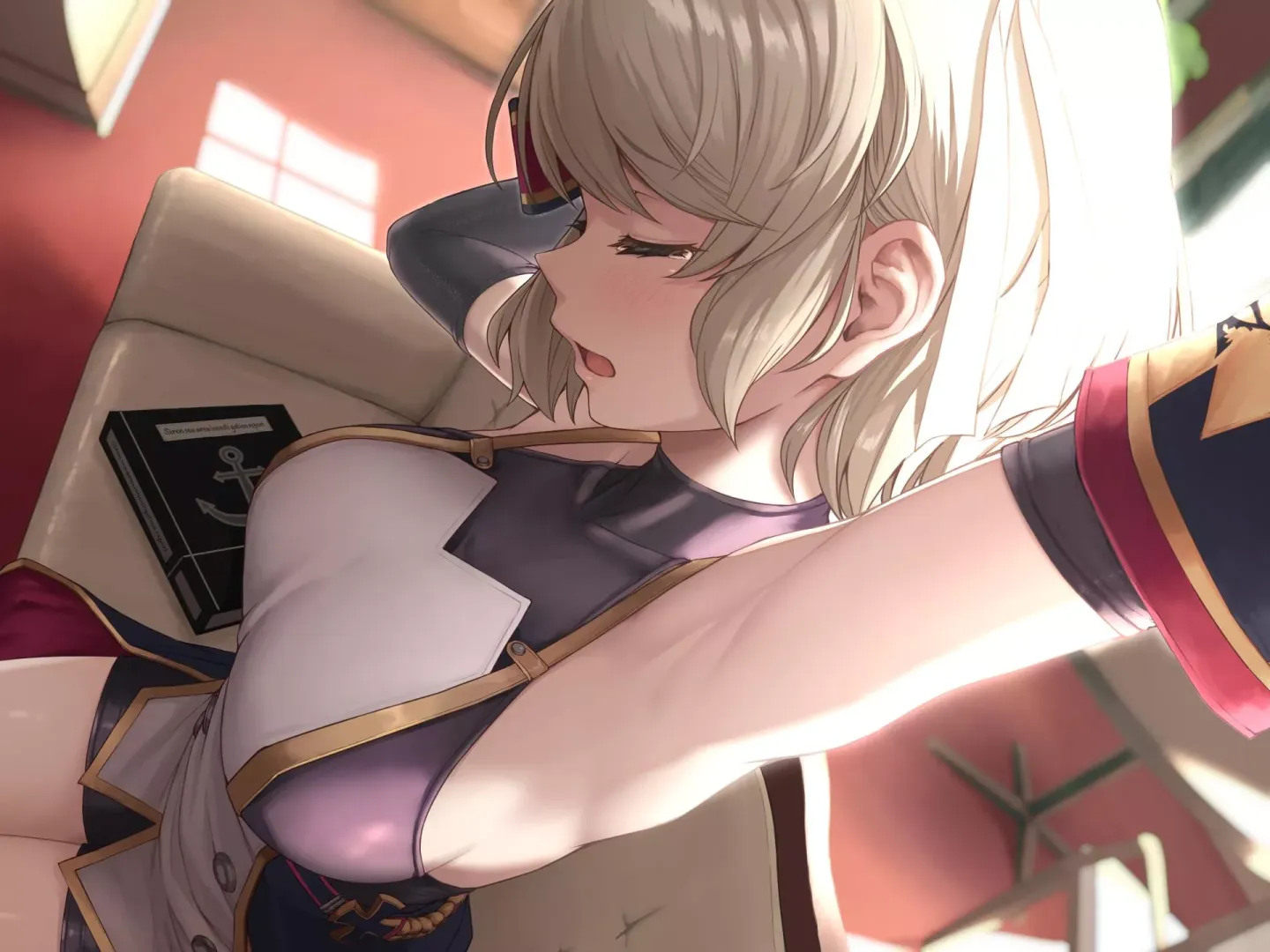 Yawning posted by konosubak