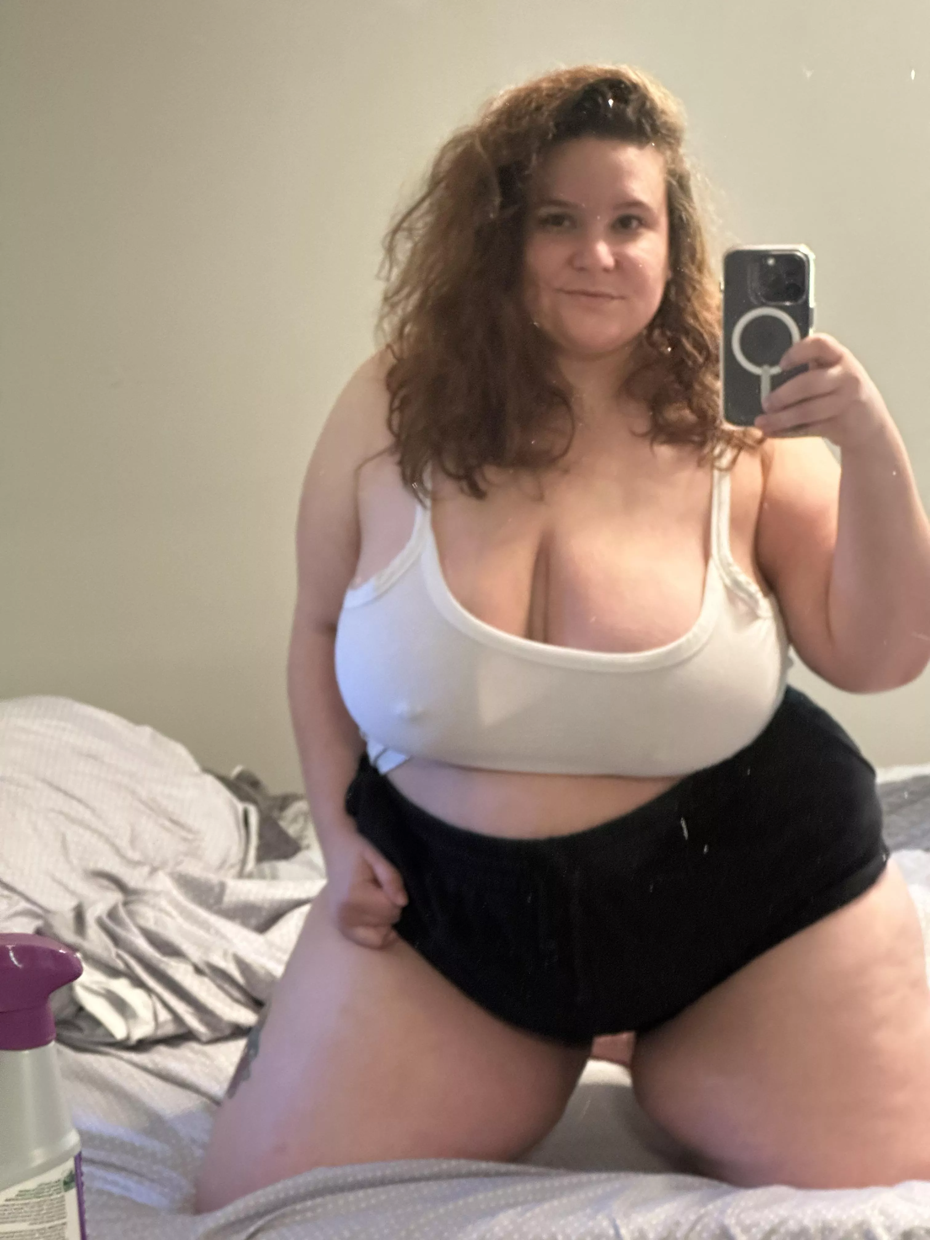 A dirty mirror selfie for ya posted by NeedSnacksNow11