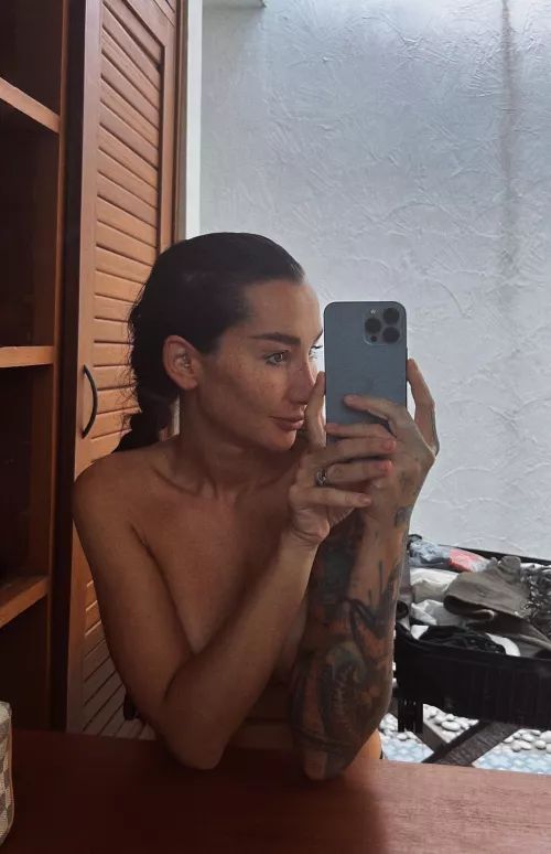 Before a walk, there's a ritual of naked selfies. by Match_Medium257