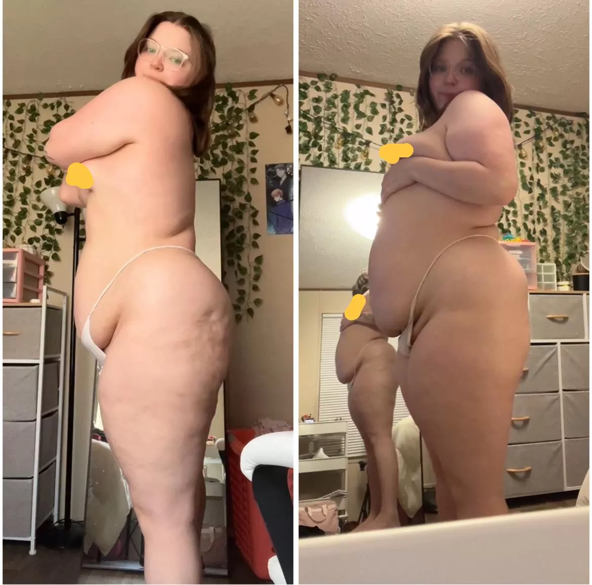 Before and after a session 😜😜 posted by Mistressbaozii