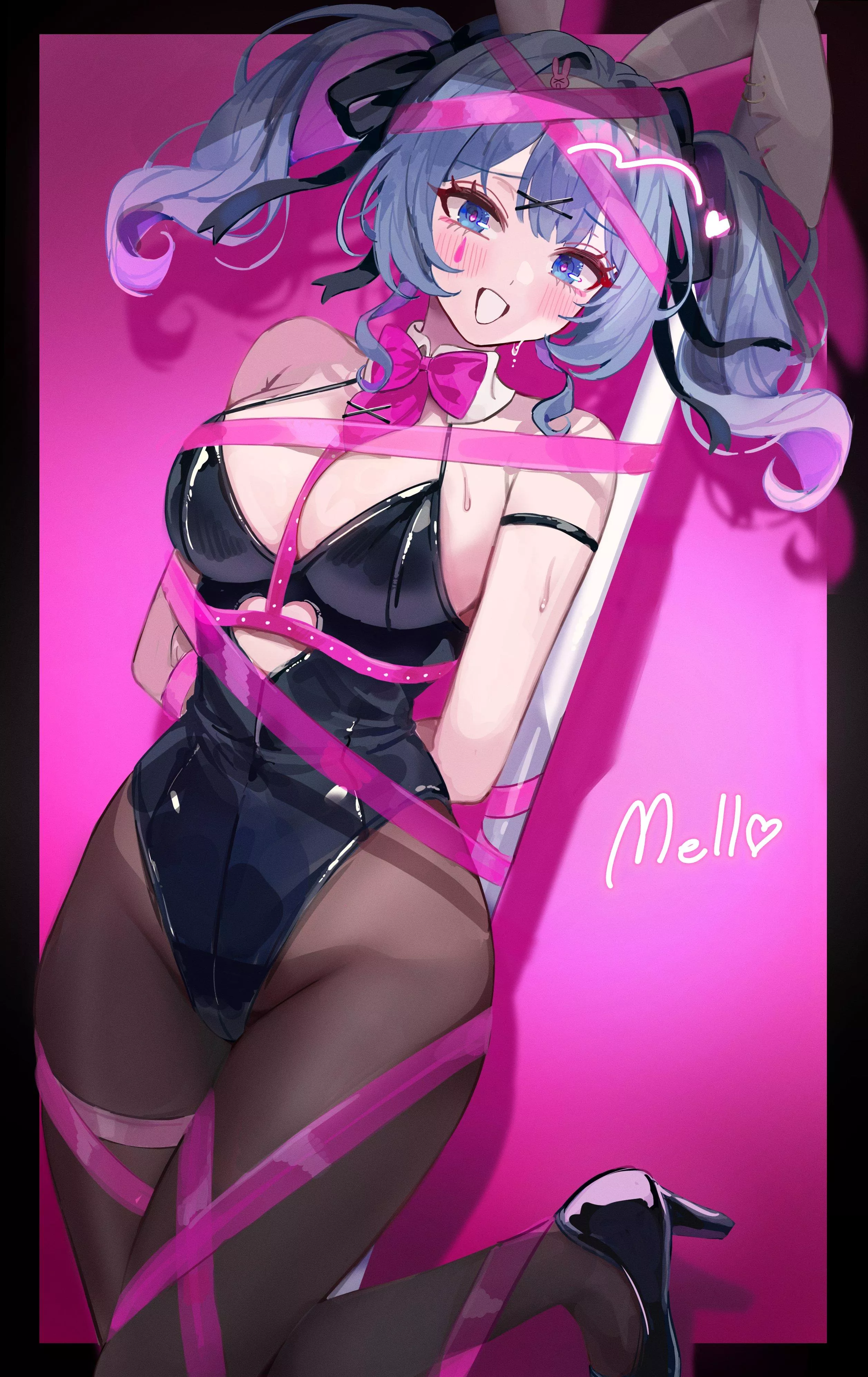 Bunny Miku Tied Up  posted by CheetahSperm18