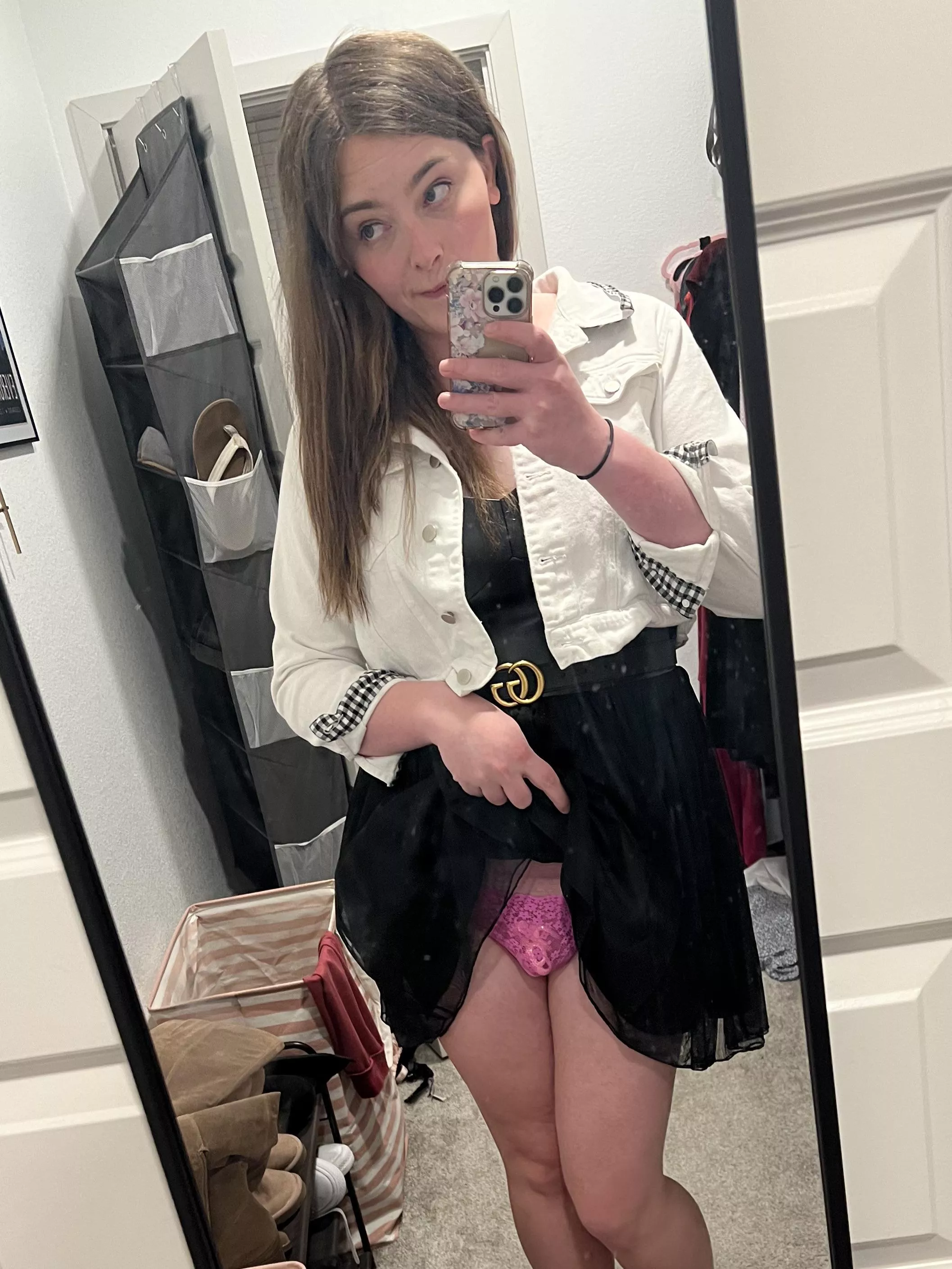 caged and plugged for my date tonight😳🤭 posted by ASluttyPrincess