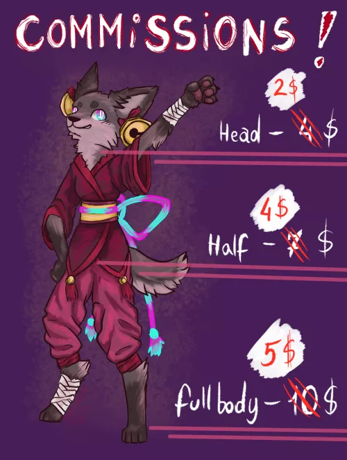 Commissions Discount! :3  by Puala06