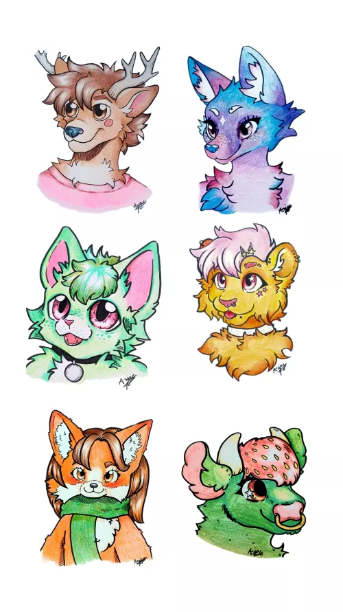 Doing cheap comissions! 10$ each  by Asjacfurr