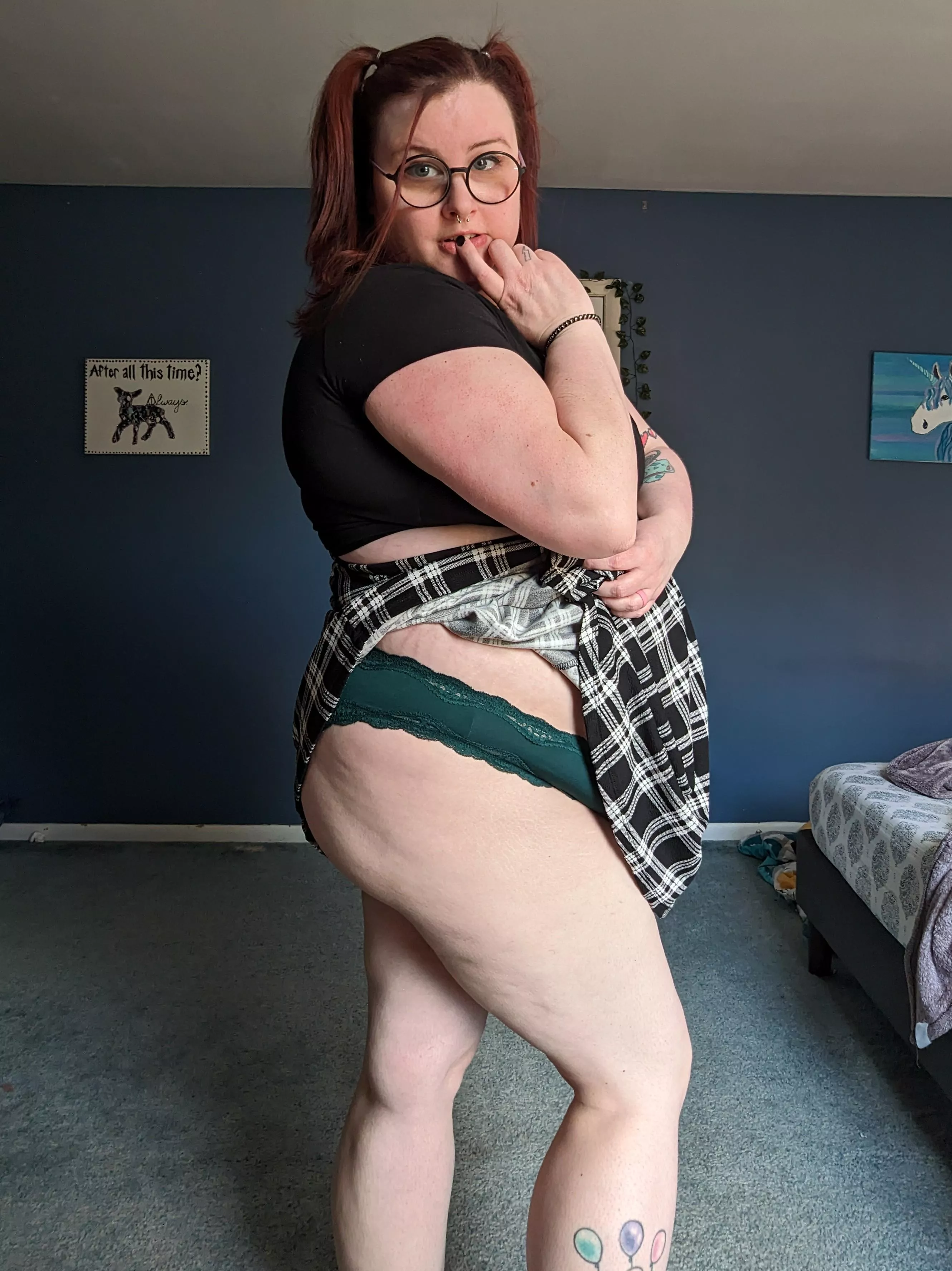 everybody likes pigtails 😋 posted by TrashcanJan