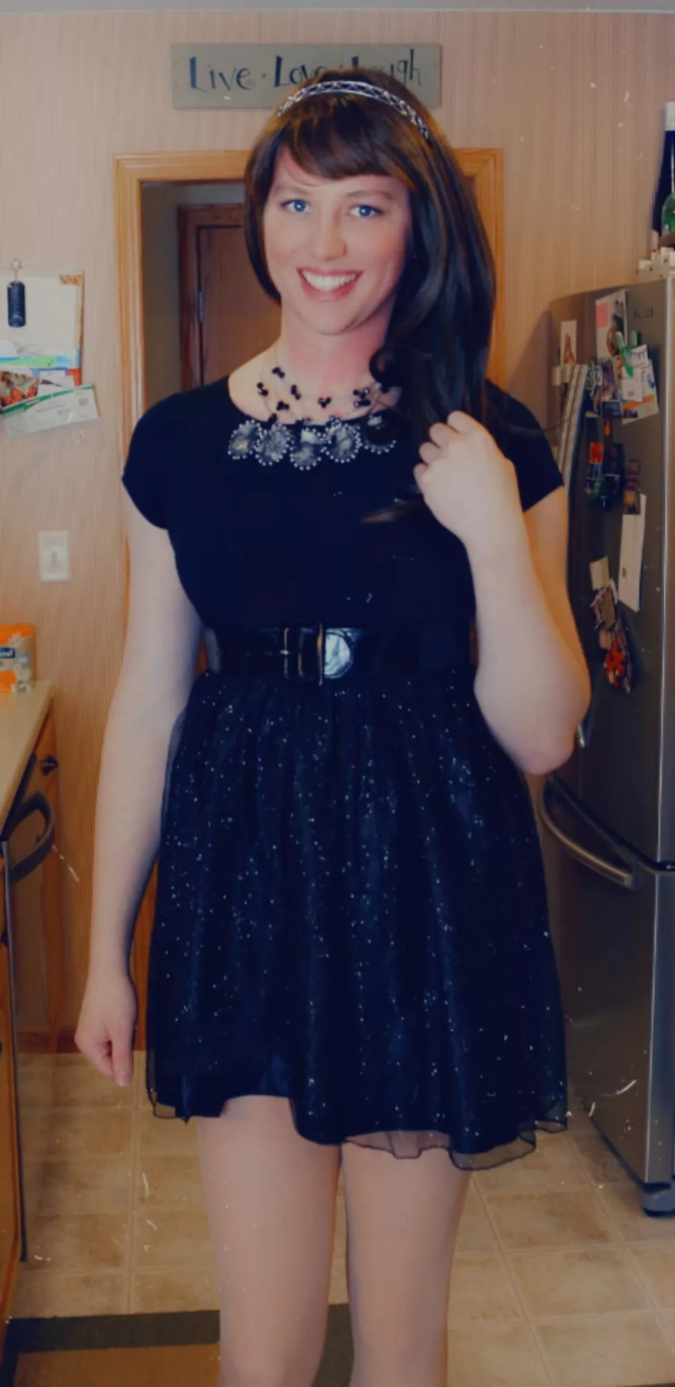 Flaunting a touch of girlish flair posted by britneybsmith