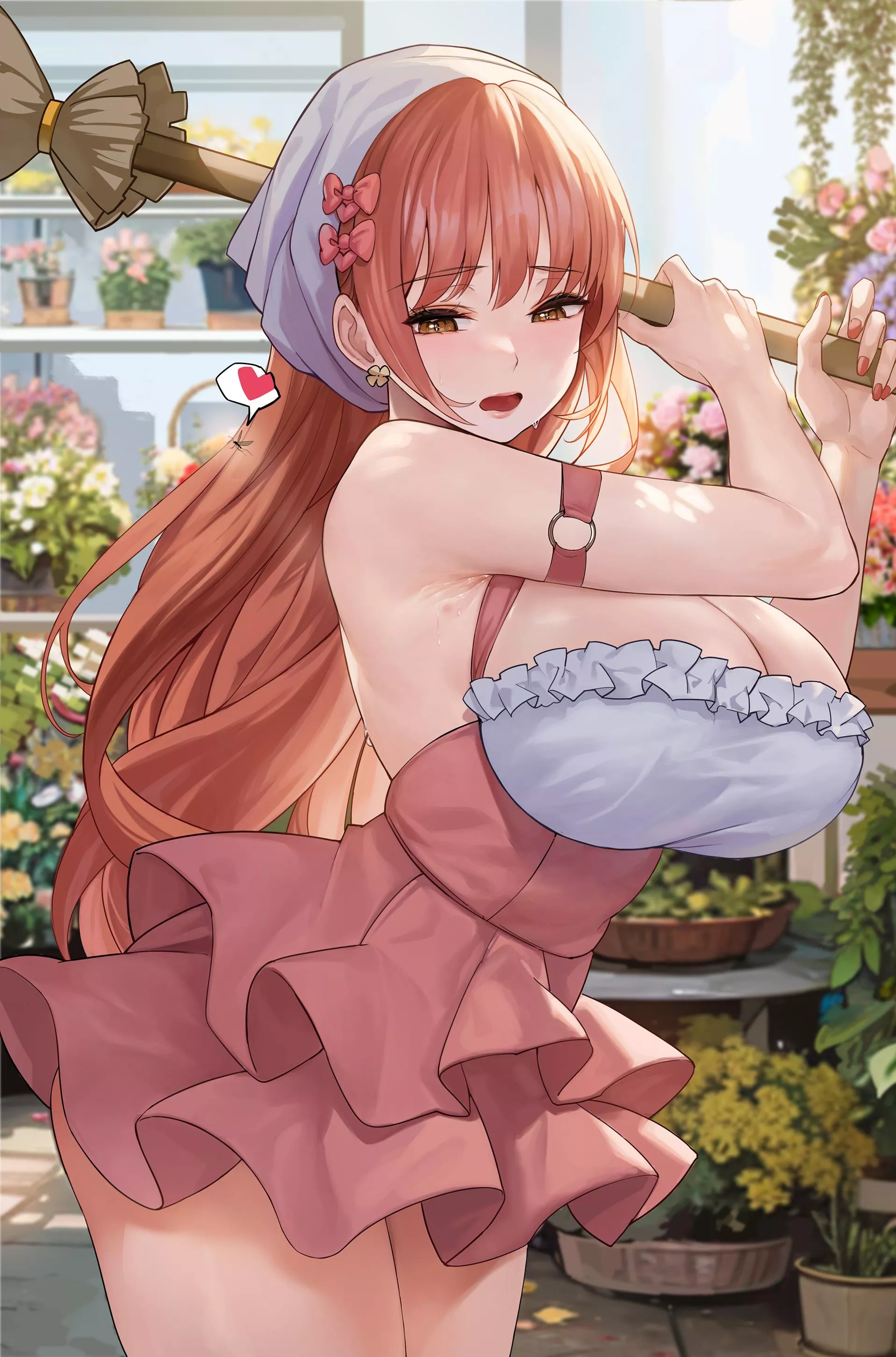 Florist with broom (mute89539160) [Original] posted by elegantloveglimmer