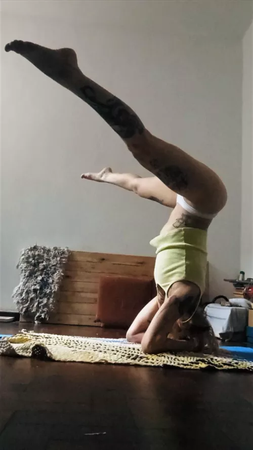Headstands are one of my favorite practises by tuttifuckiingfrutti