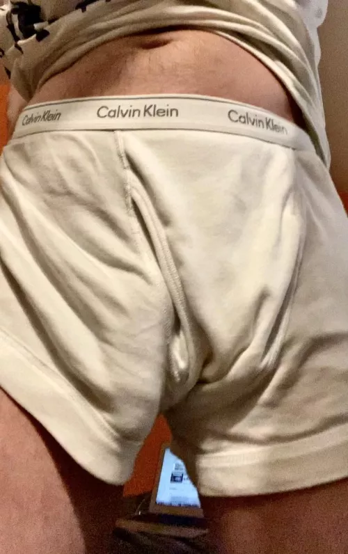 I like wearing loose boxers by Xela-88