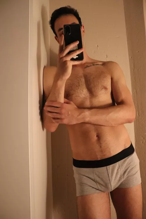 Just basic greys. What underwear would you want to see me in?  by janlompot94