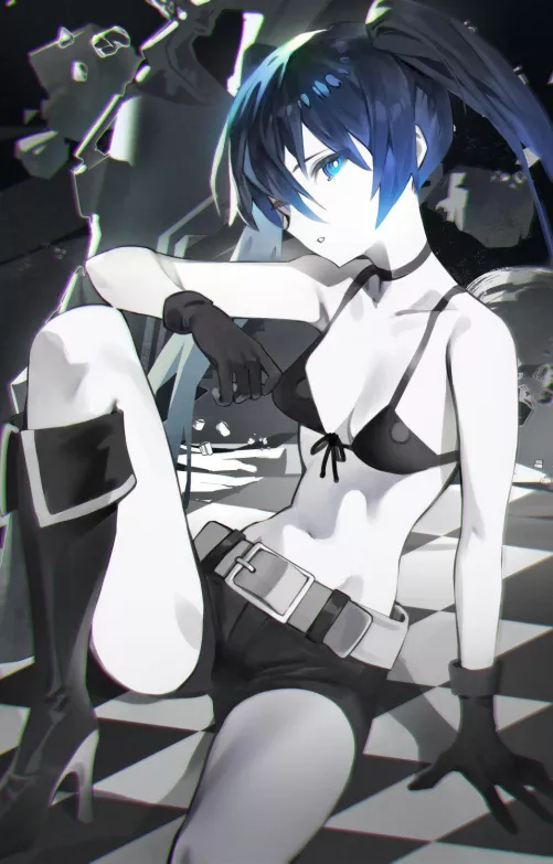 Mysterious Girl [Black Rock Shooter] by NotSuitedForWoona