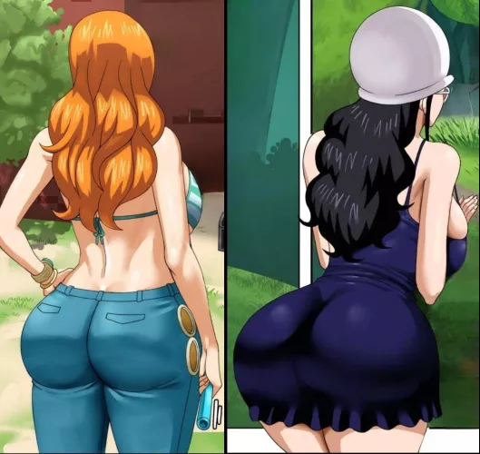 Nami Vs Robin, Whose Booty Is More Inviting? by LoreHuntre