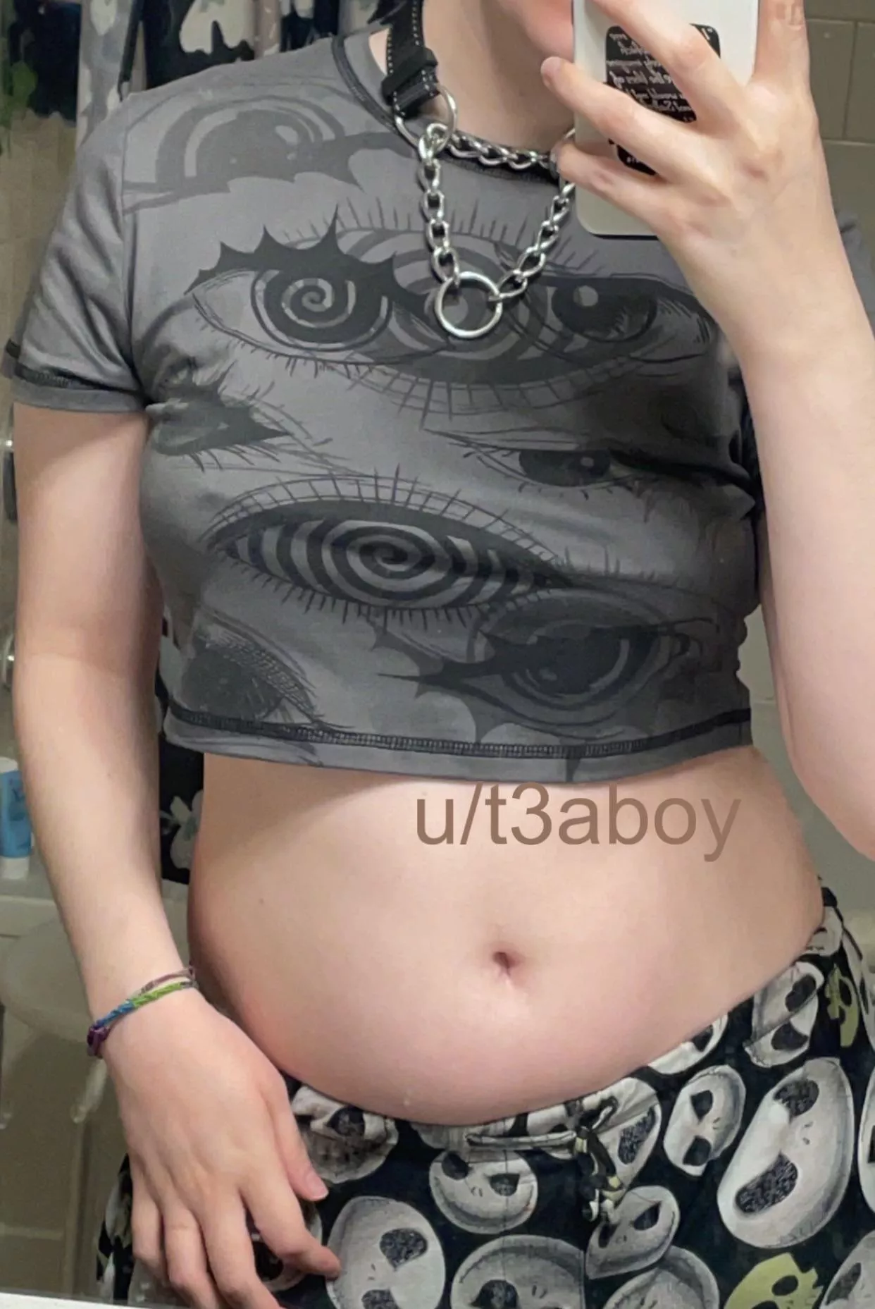 oh no don’t pull me closer by the ring on my collar please noooo posted by t3aboy