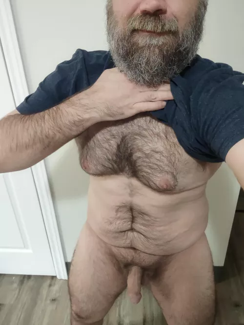 Pulled my shirt up just for you ;) by captainhero83