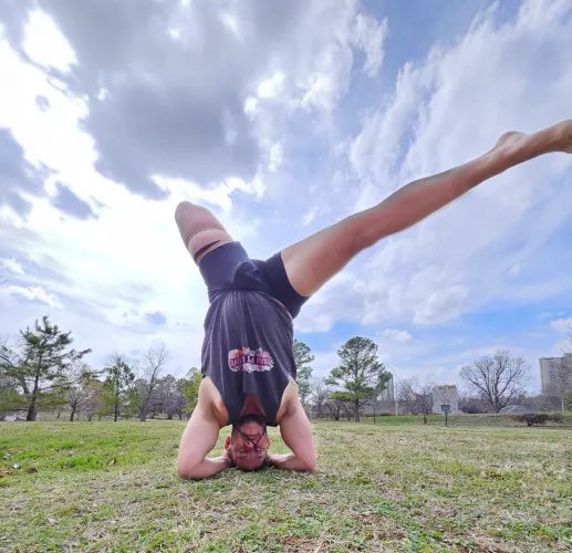 Single Futomomo and Yoga in the sun by trulyferalcajun