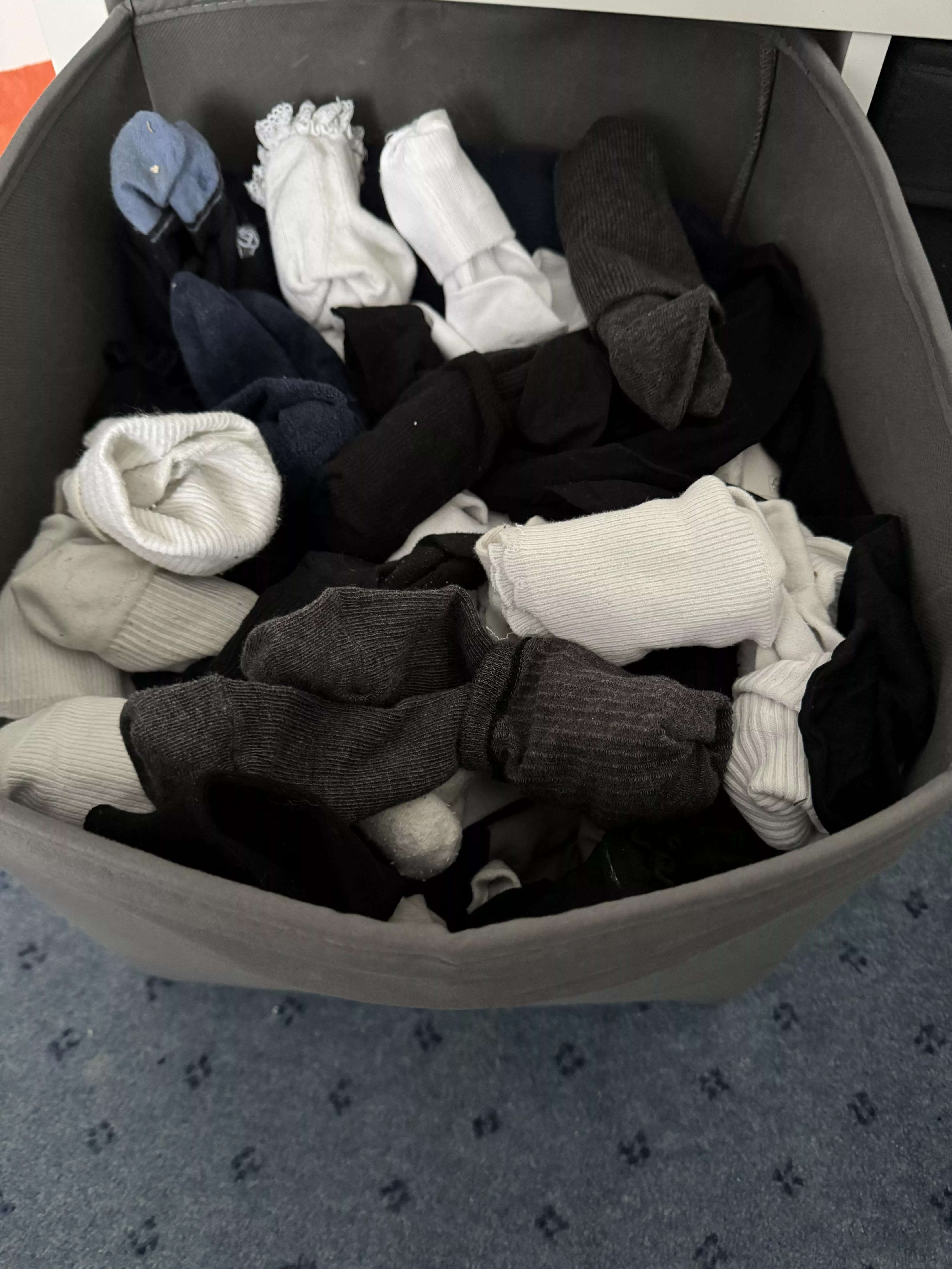 So I have over 75 pairs of socks in this drawer, what type of sock is your favourite? posted by feetfuncouple