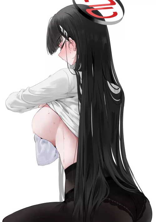 Sweaty Rio [Blue Archive] by CheetahSperm18