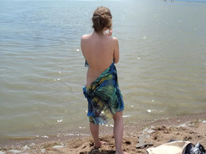 When the wind blows I cover my body with a light cloth by olivialoveb