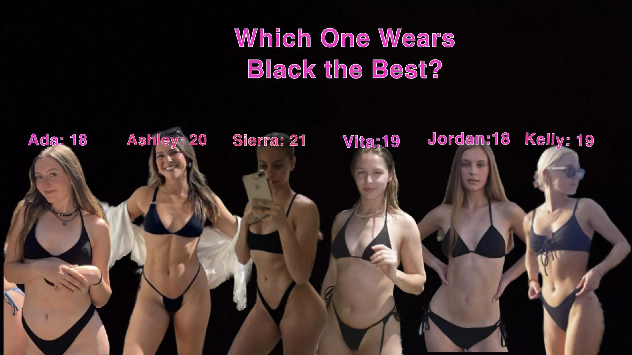 Who’s wearing black the best? [6] posted by Mysterious-Phrase885