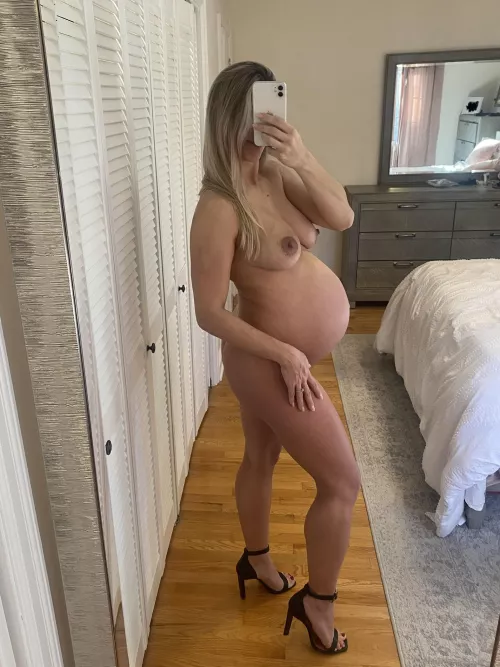 Would you still let me ride you at 9 months pregnant? by fitMILFsav