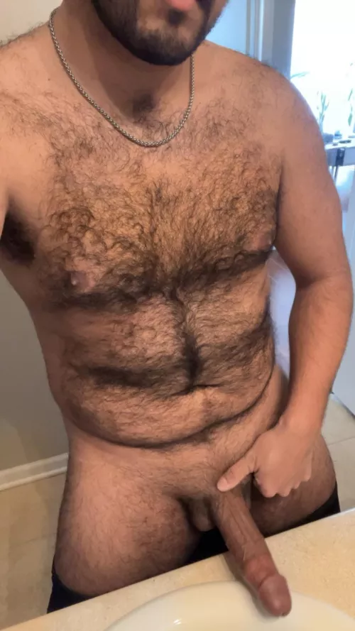 28 Who wants to help with my morning wood?  by thecubbybear__