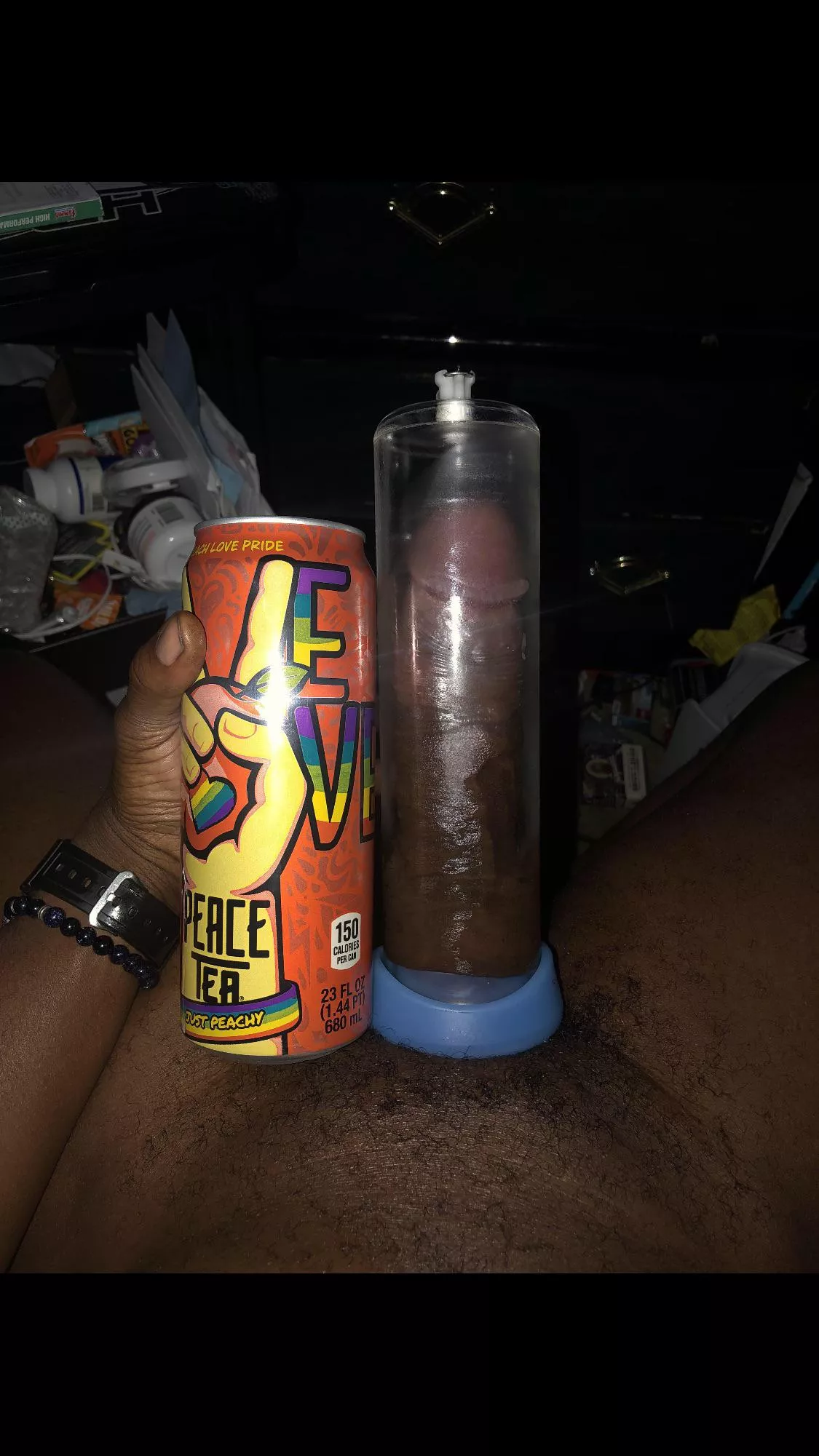 Can comparison while pumping my black cock!!! posted by Few-Stress5190