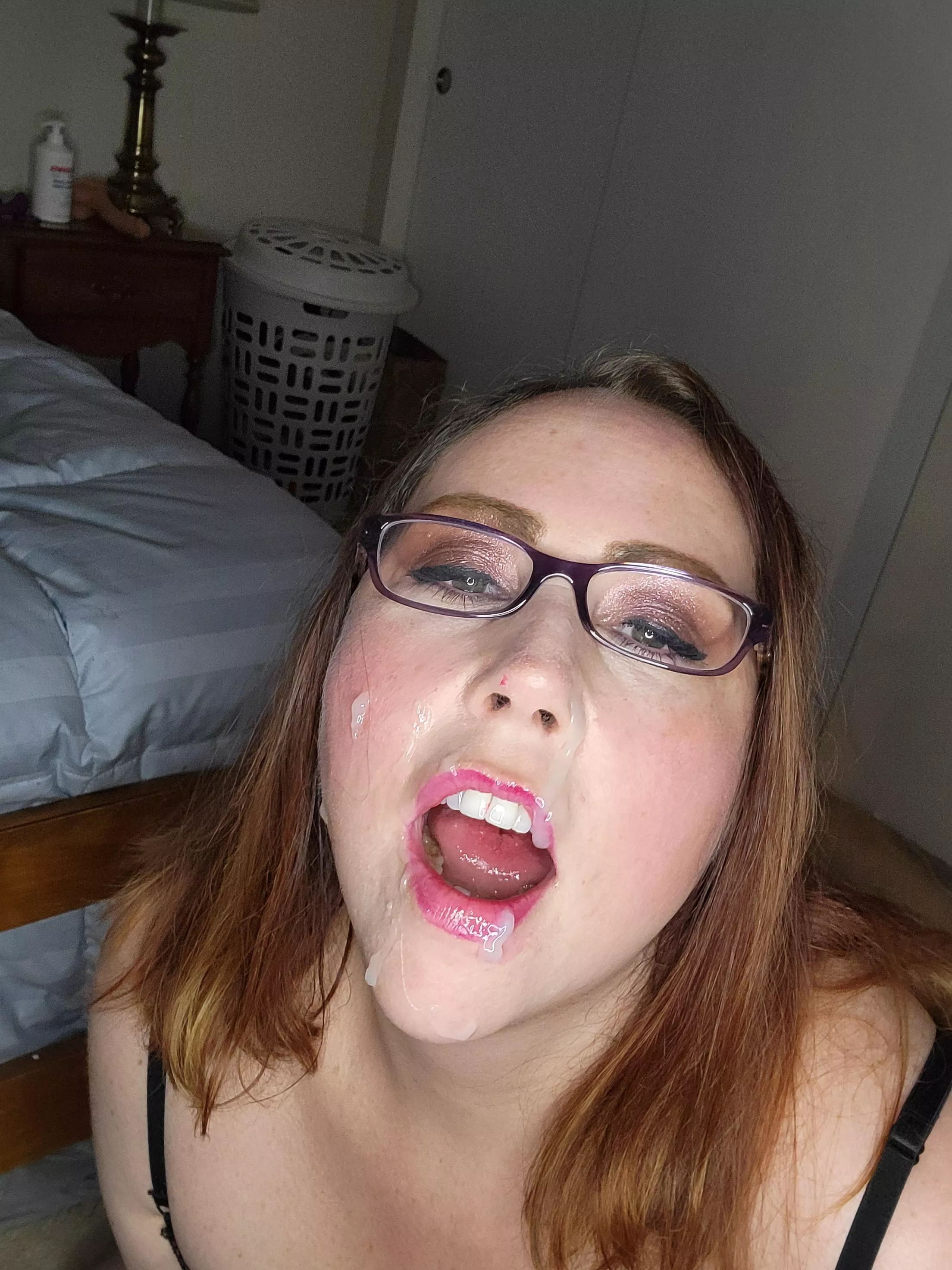 Don't mind the lipstick on my nose, lol. Things got a bit messy posted by mellymac123