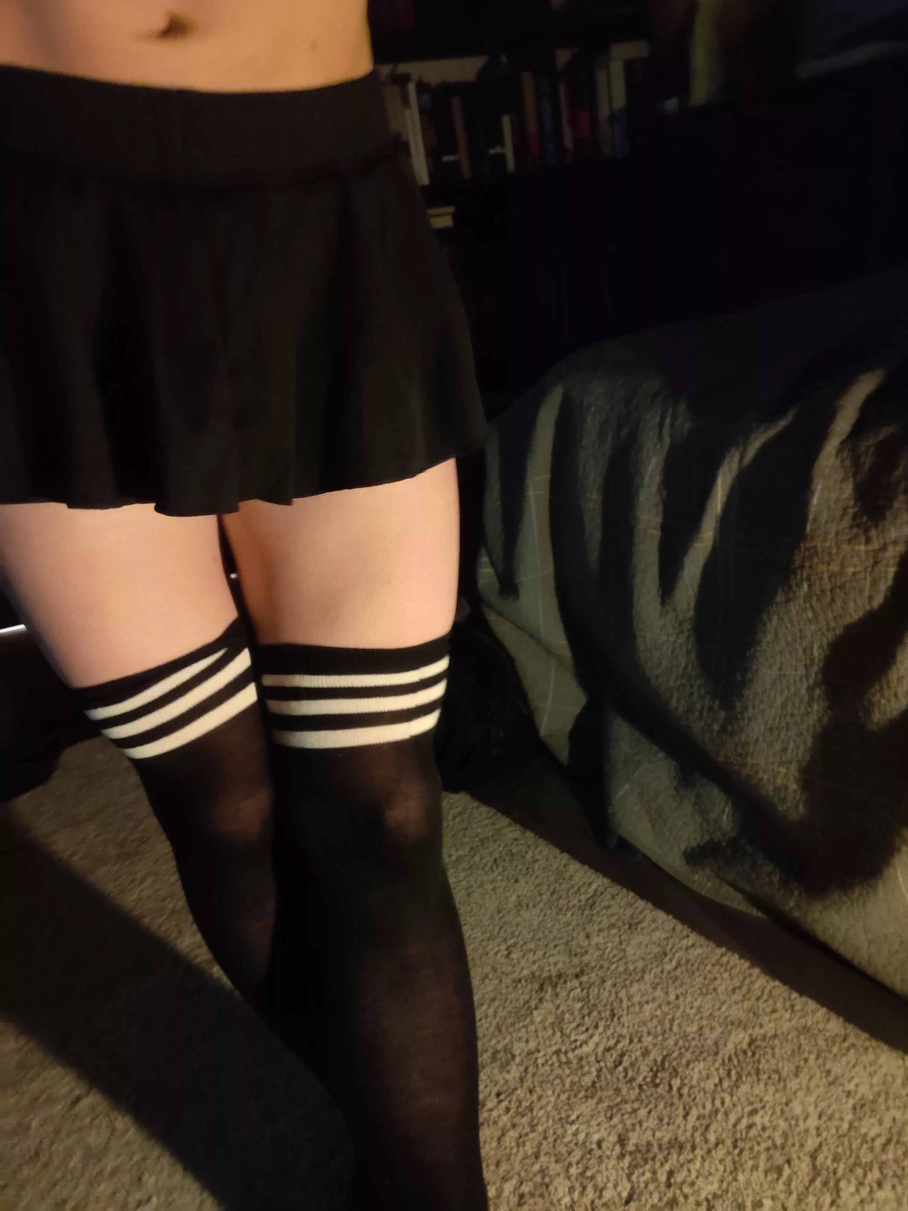 First time wearing thigh highs 😳 posted by bingledingus4
