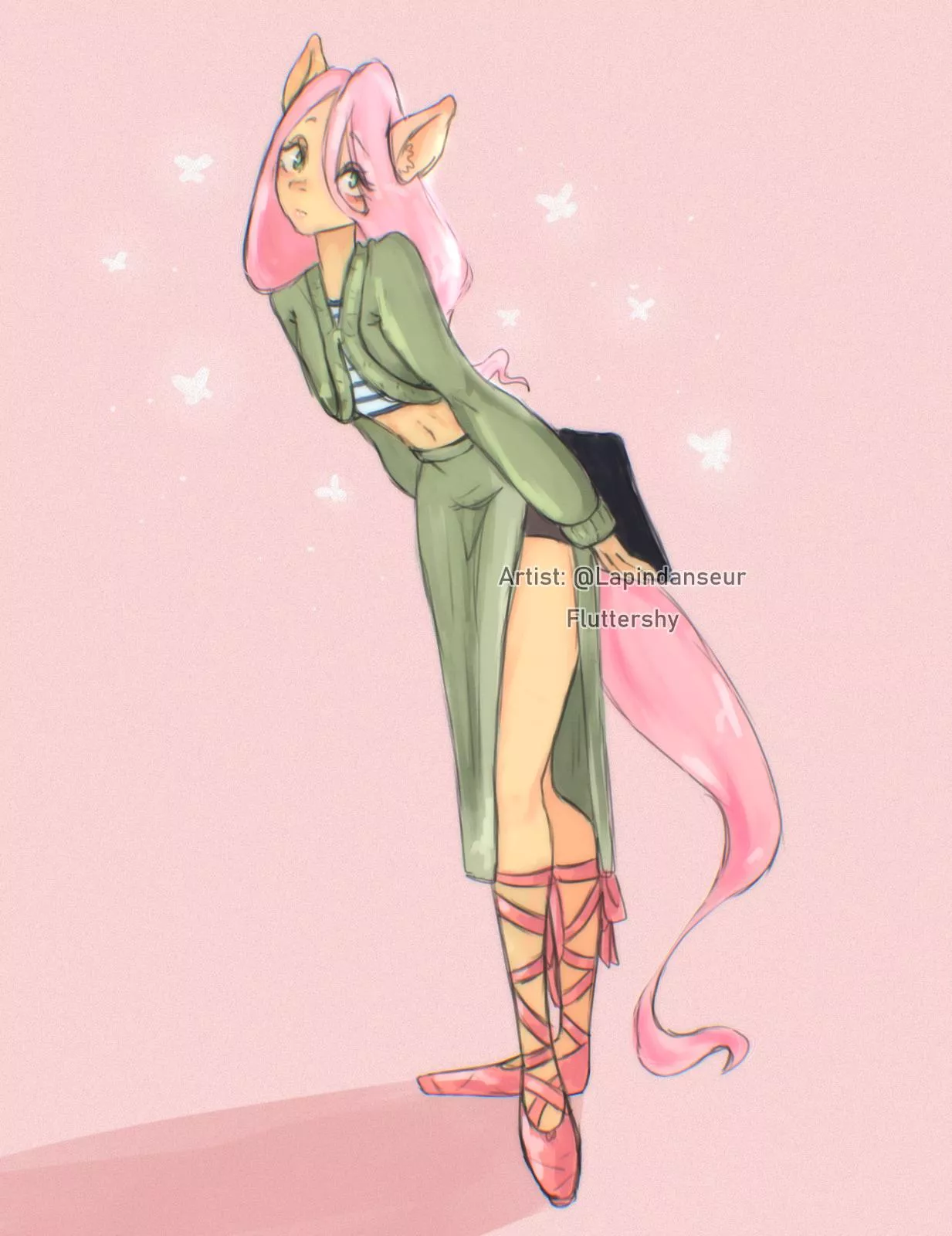 Fluttershy (Art by Me) posted by fool_lapin