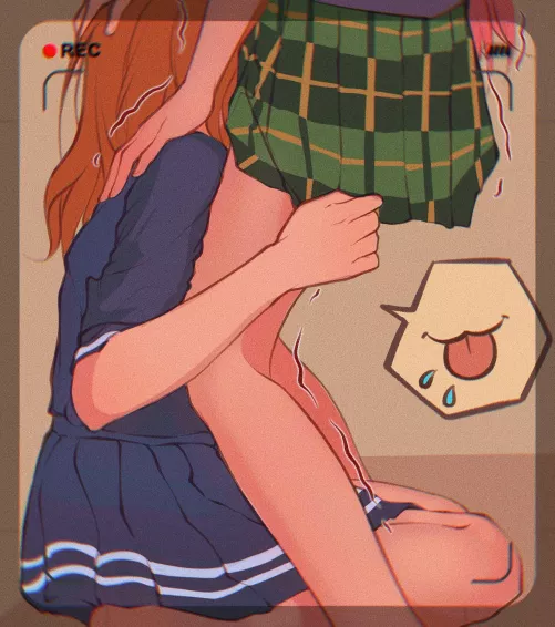 Good slurp[chihaya anon and nagasaki soyo from bang dream!] by Silent_Steak_9540