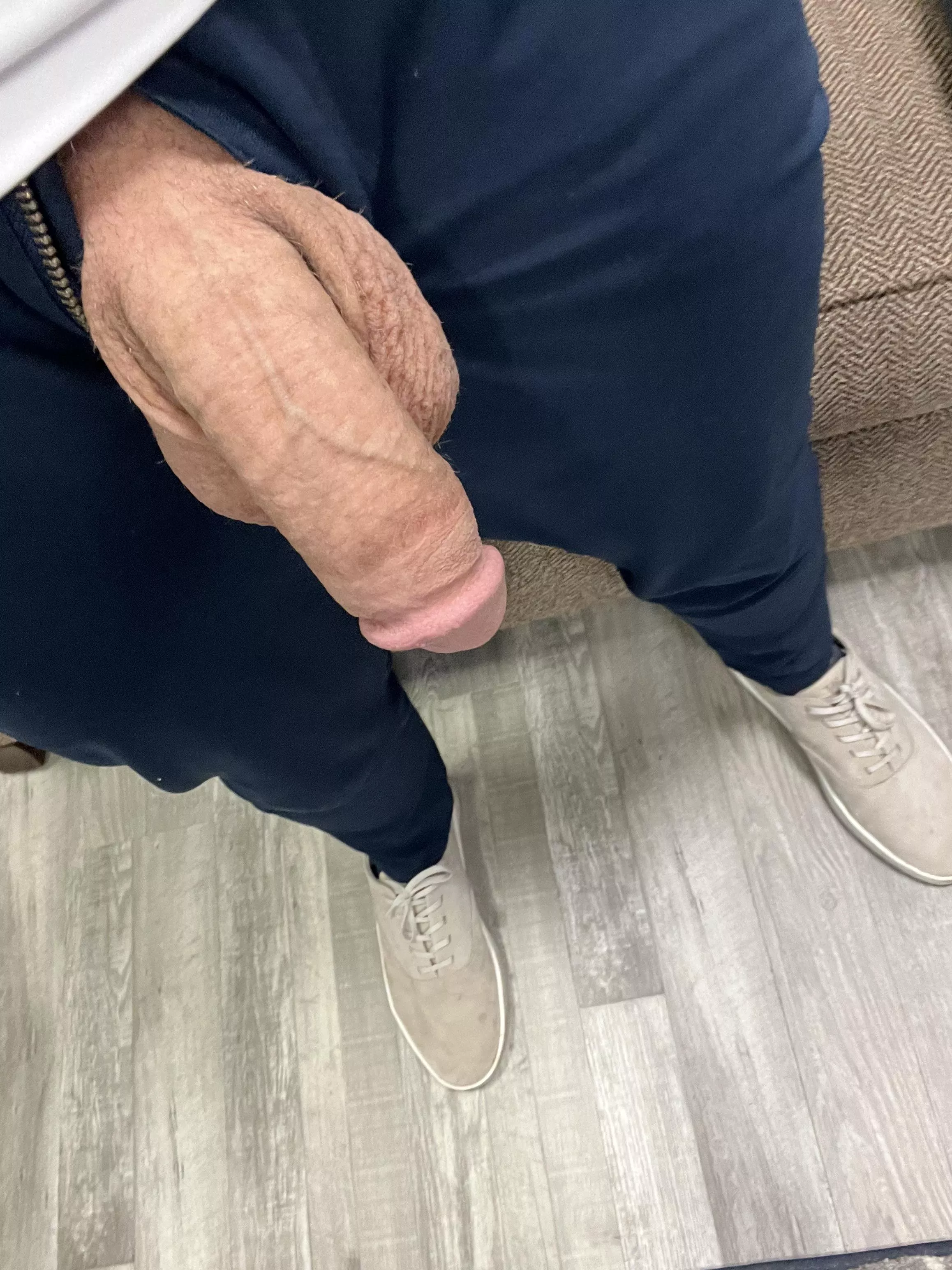 Had to let the guy breathe at work today. Pants were suffocating! posted by Ok_Wallaby_1510