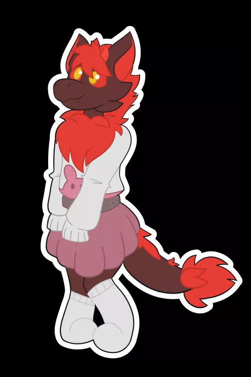 Hehe, I drew a nardo in a fem outfit >:) by CheapGriffy