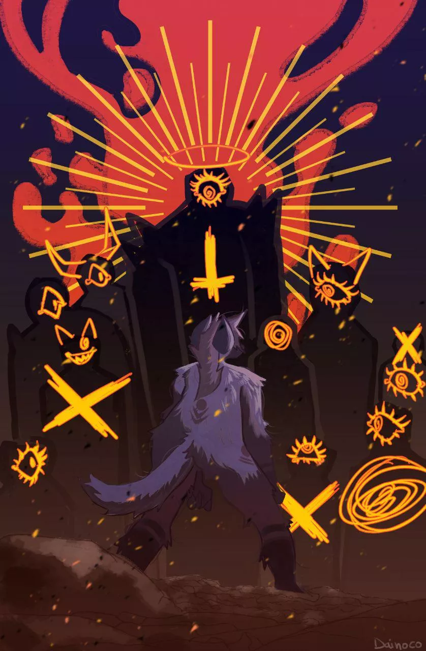 I love this piece I made, it's very dramatic posted by dainocoArt