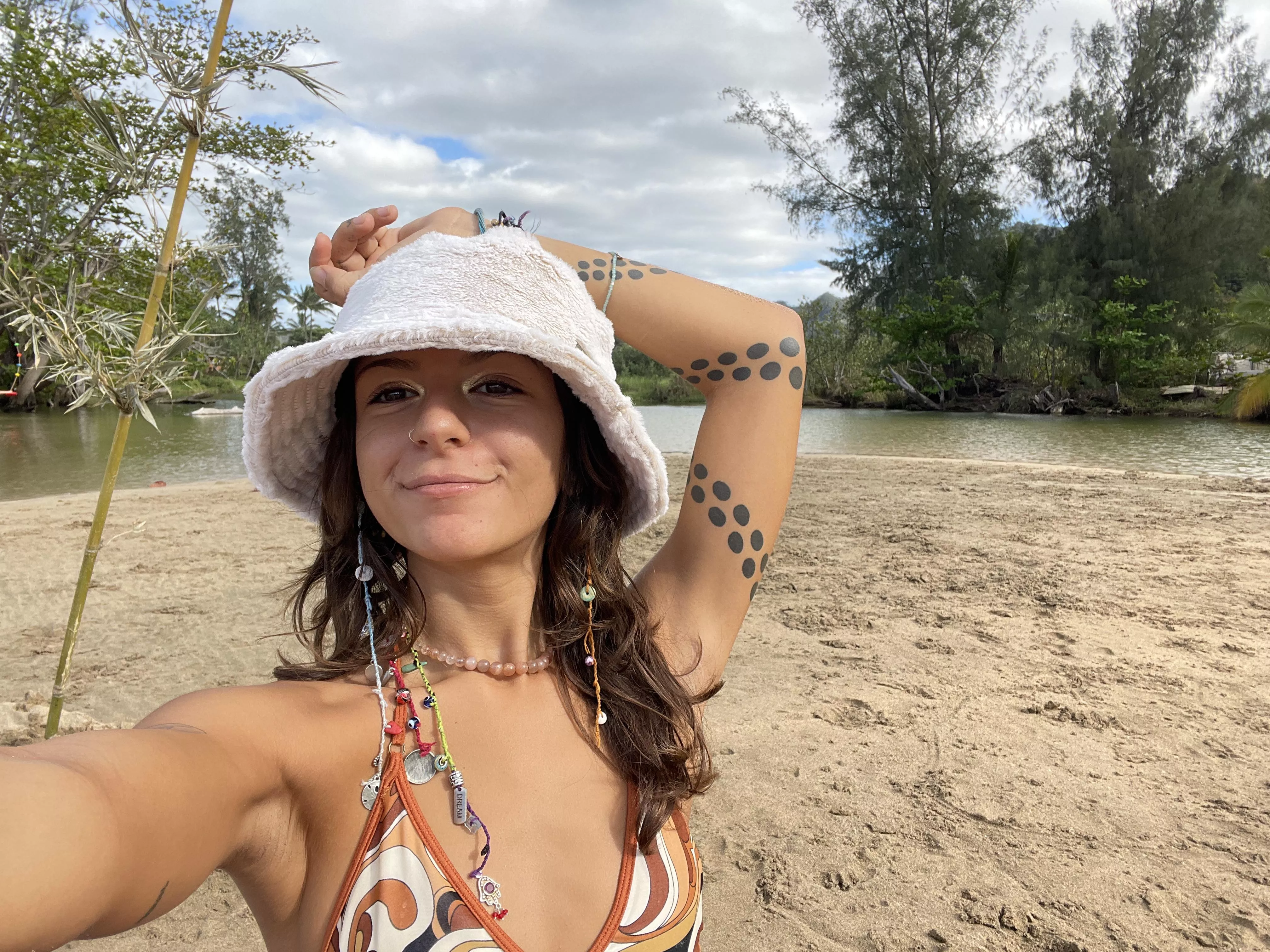 Just a cutie in a bikini and bucket hat posted by TheCutestGirlEverX
