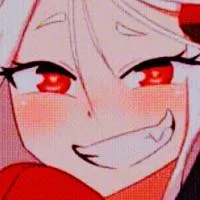 LF Color Source: 1girl, Blush, Eyelashes, Fang, Raised Eyebrow, Red Eyes, Smile, Smug, Thick Eyebrows, White Hair

Looks like Modeus from Helltaker with Nagatoro's face  posted by AaronNCB