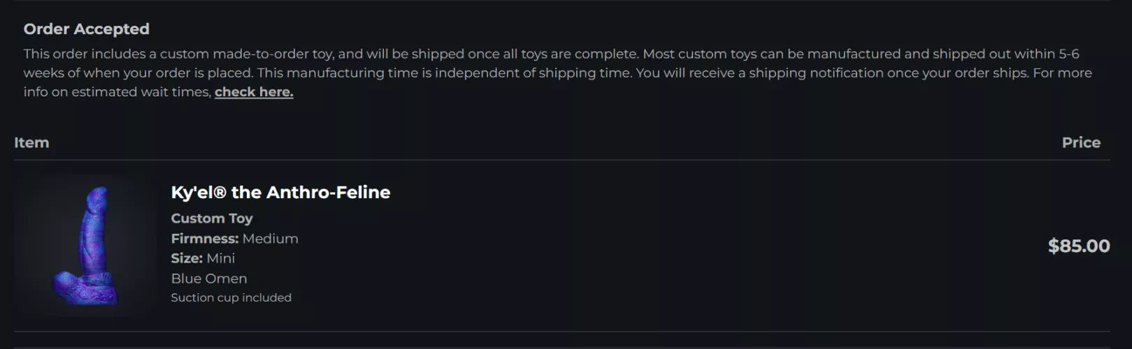 Made my first custom order a few days ago and I'm already super excited! by uwubuwubuwu