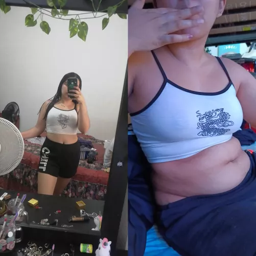 Thats happened when your have a feedeer bf🤭🐖 by Latina_Fetish