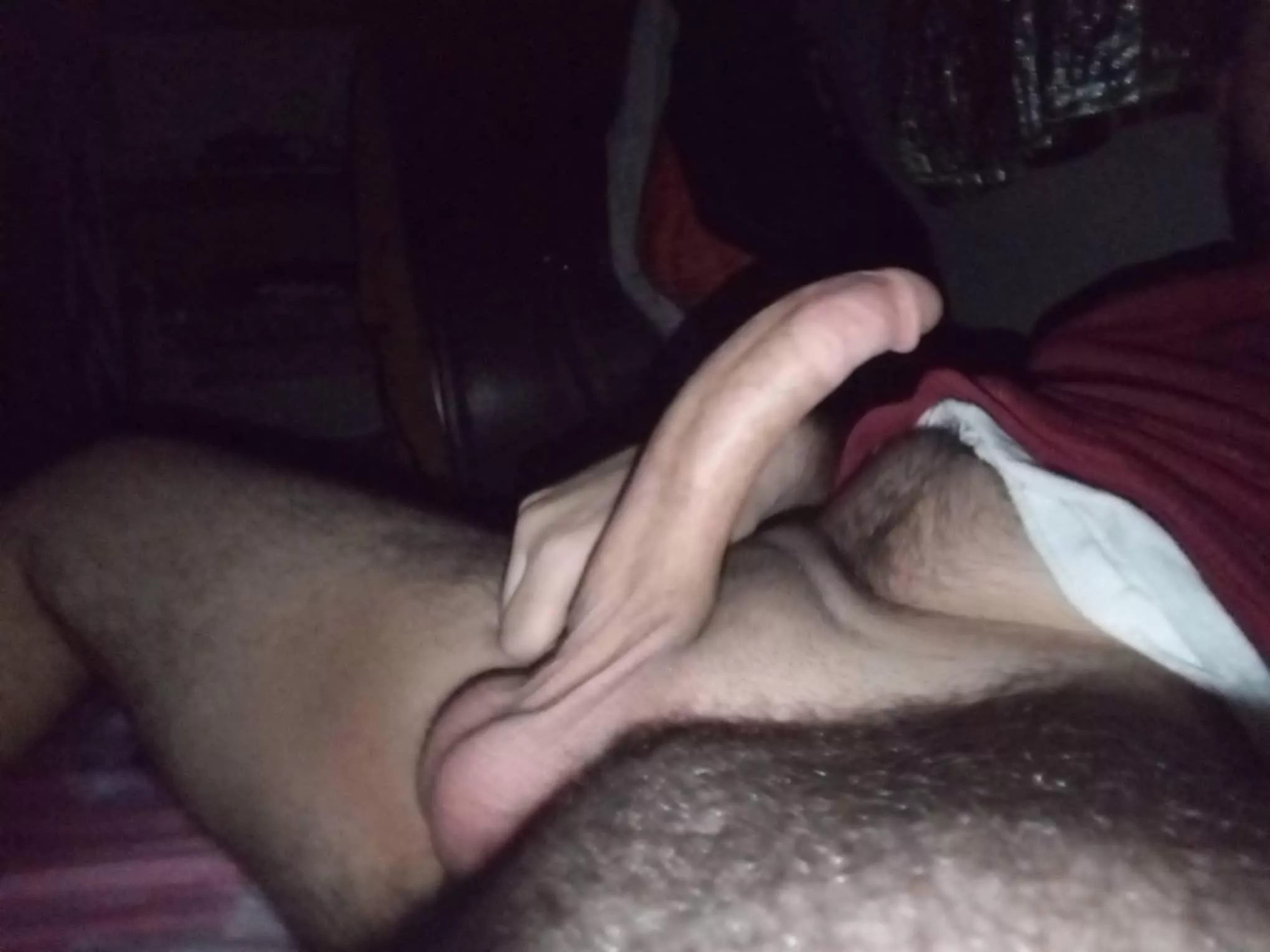 Wanna be between daddy's hairy legs and suck it ? posted by Necessary-Minimum903