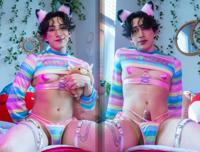 Wanna taste my rainbow? by FishnetTwinkFeet