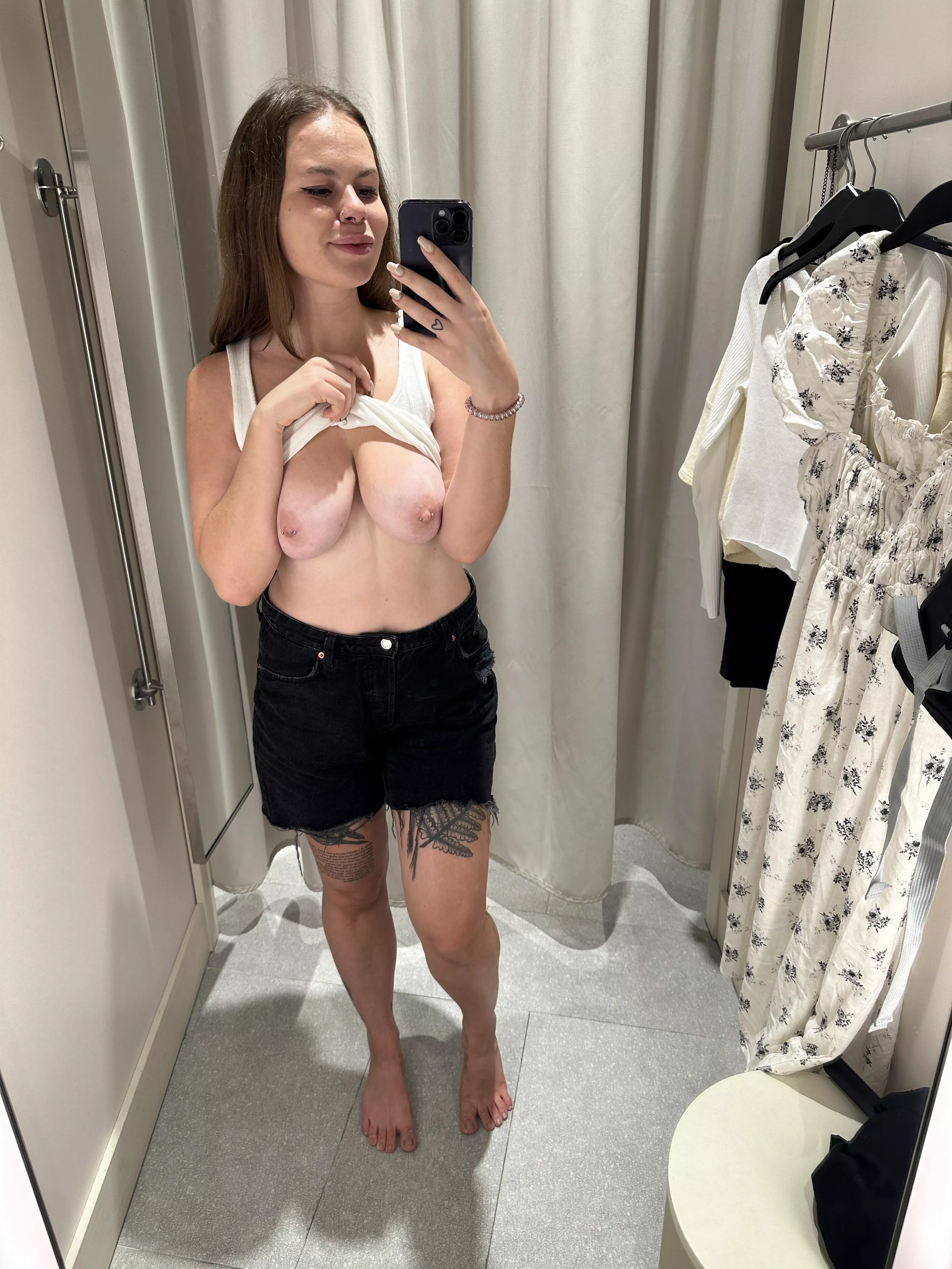 Would you take a peek while i change? posted by kittenwannaplay